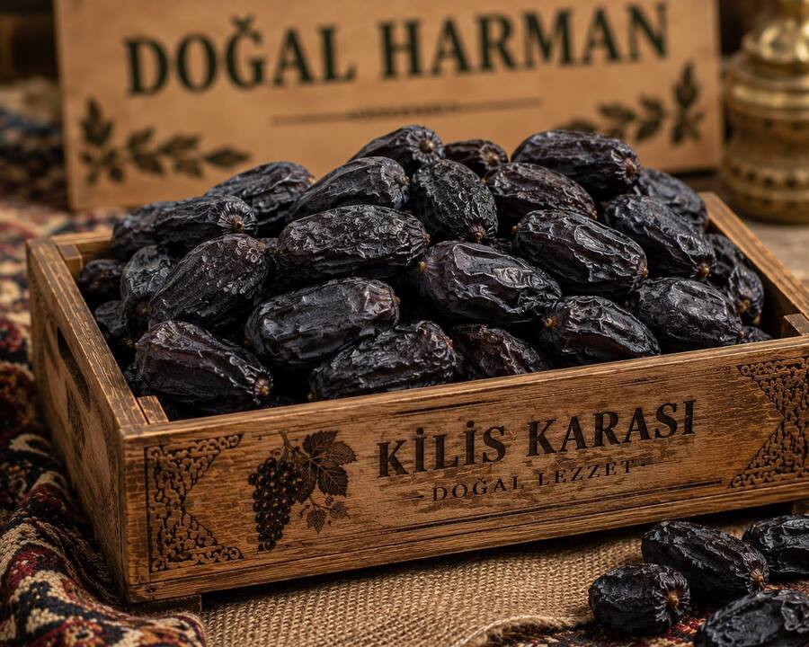 Kilis Karası Çekirdekli Kuru Üzüm